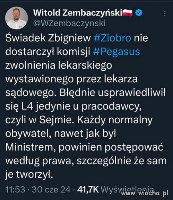 Zero nieszczesliwie zachorował, kiedy stracił władze!
