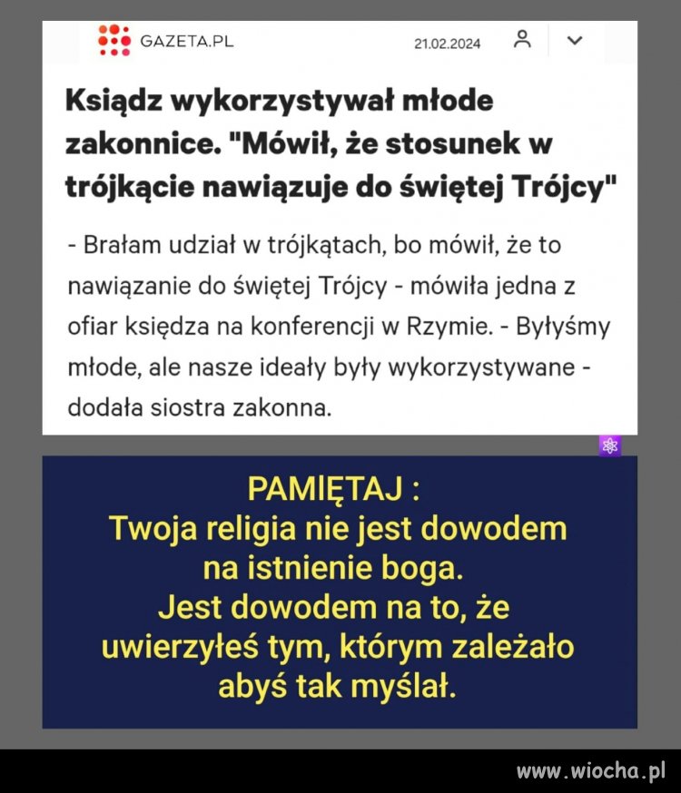Taki święty trójkącik ...