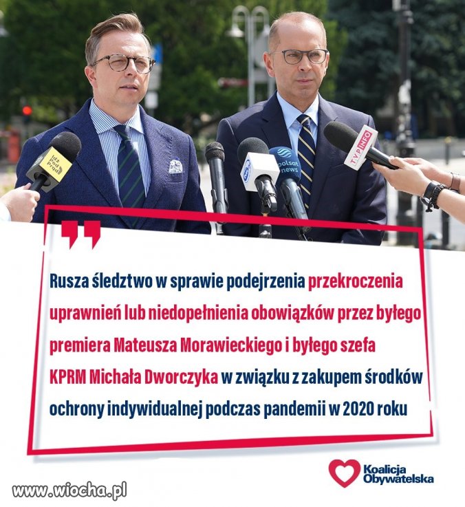 Machina sprawiedliwości ruszyła.
