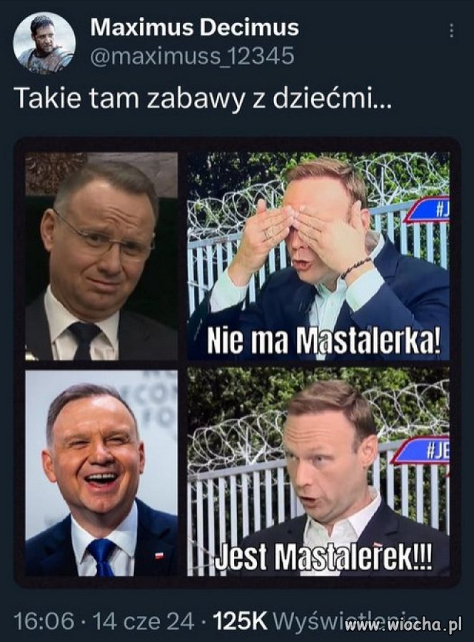 Dlaczego to nie jest para prezydencka? 