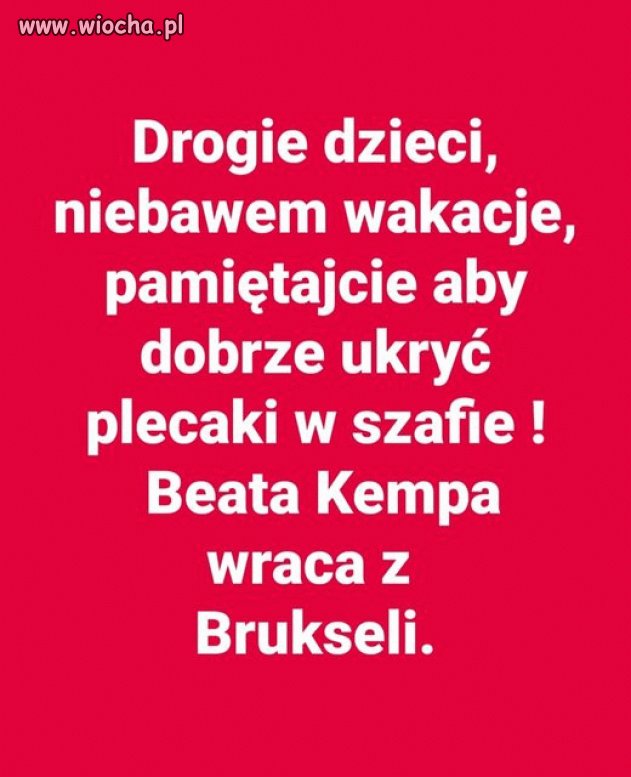Apel do dzieci