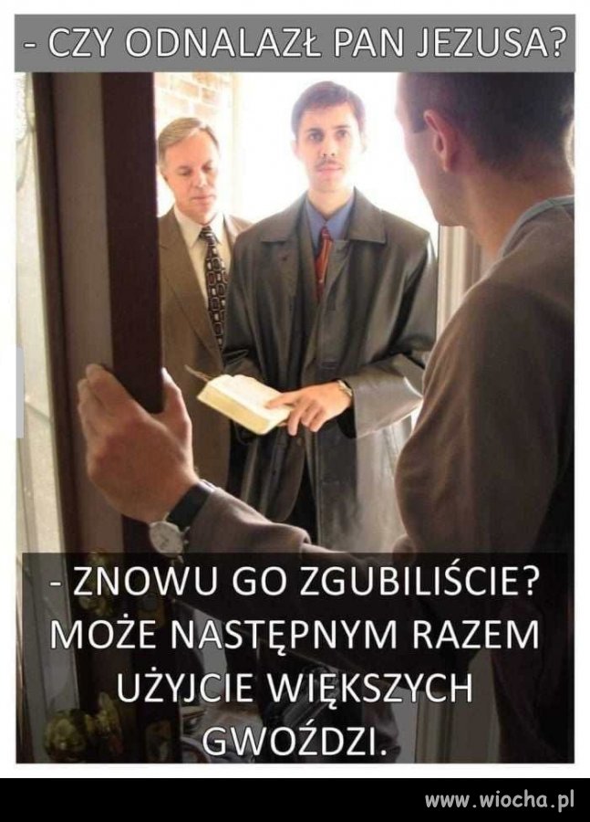 Najlepsza odpowiedź na pytania domokrążców ...