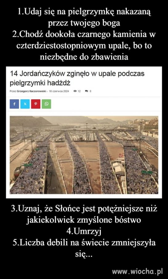 Każda wiara czyni czuba ...