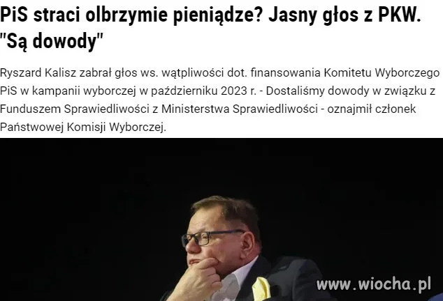 To byłby ciężki test wierności w pisie