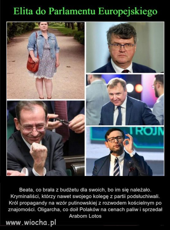 Złodziejska reprezentacja oszustów Kaczyńskiego do PE...