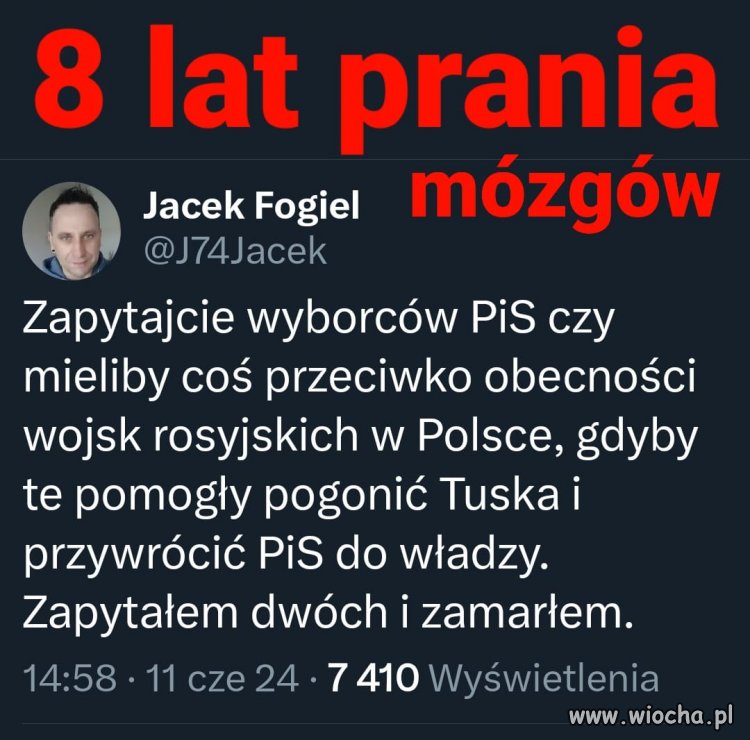 Tacy z nich patrioci. Wpuściliby ruskich by dorwać