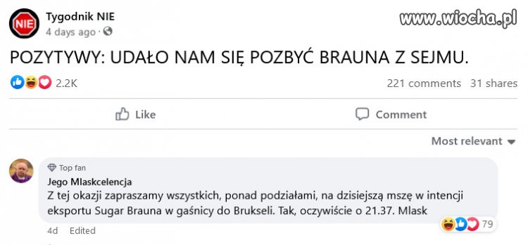 SZCZĘŚĆ BOŻE w Brukseli będzie bardzo pięknie 