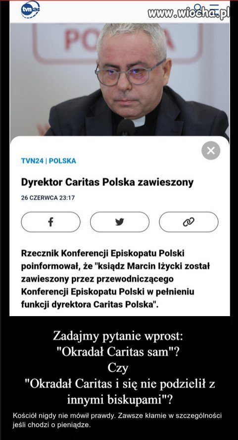 To nie po chrzescijansku, tak sie nie podzielic kasa...