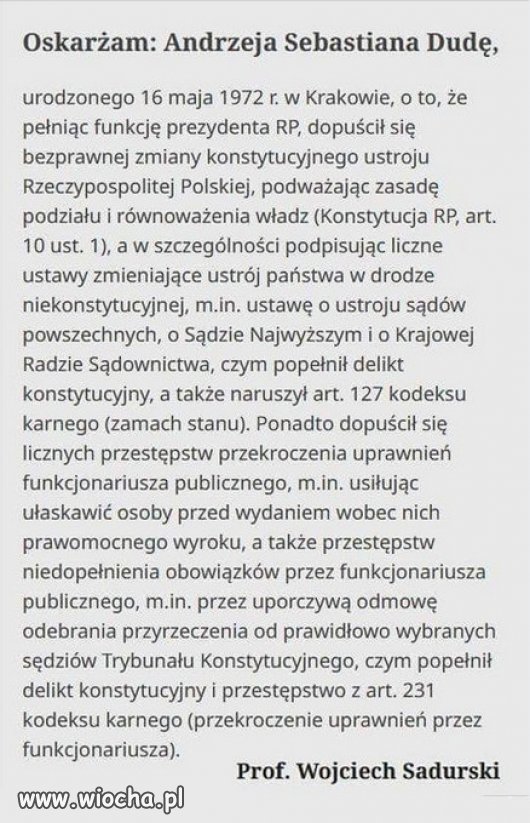 Podpisuje się pod tym obiema rękoma. Dosyć błaznowania!