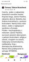 Dzisiaj Czesi nie chcą brać udziału w polityce serwowanej przez Kościół.   
