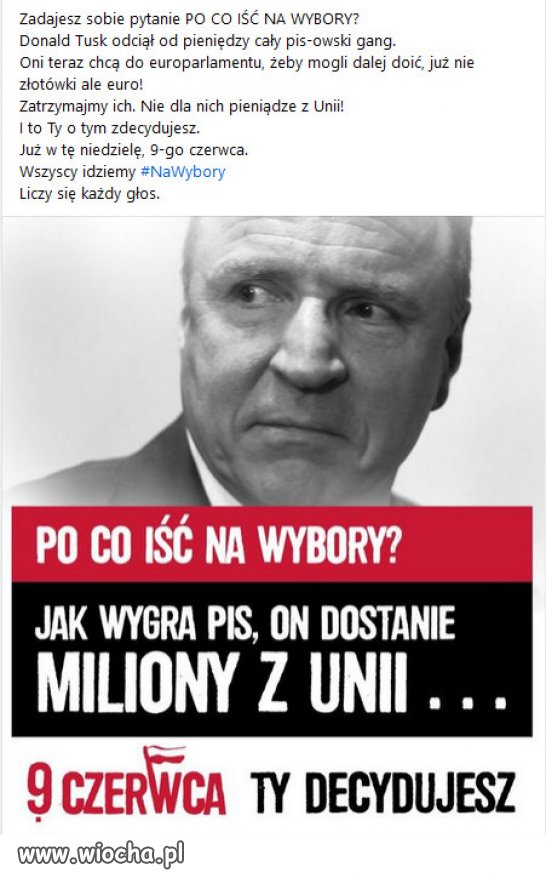 "Goebbels" Kaczyńskiego, chce do PE, ośmieszać Polskę!