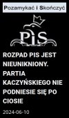 W PiS trwa proces rozpadu.