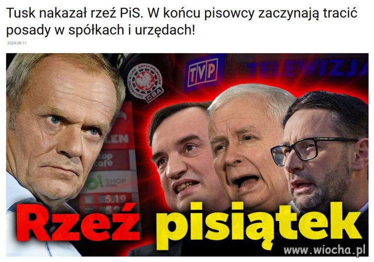 Czystka nadeszła. Kiedy będziemy w końcu wolni od ludzi PiS?