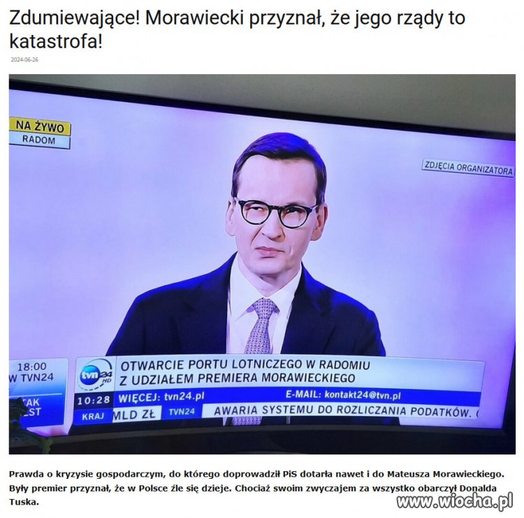 Taki jest skutek ośmiu lat rządów Prawa i Sprawiedliwości.