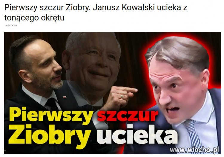 Koniec Suwerennej Polski.  Partia Ziobry dokonuje żywota.