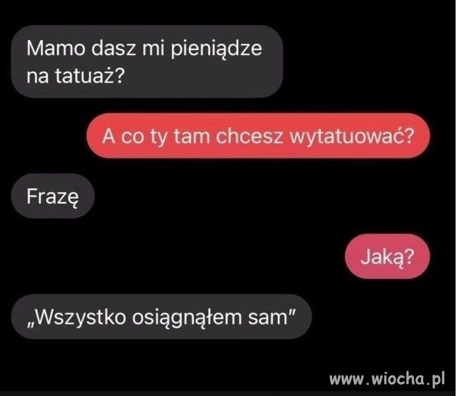 I jestem z tego dumny