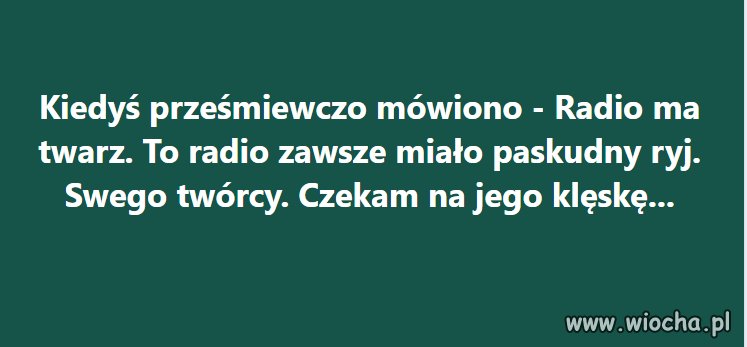 Niby nic nie napisano a i tak wiadomo, o które ...
