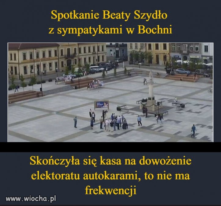 Tak wyglada prawdziwe poparcie PiSu...