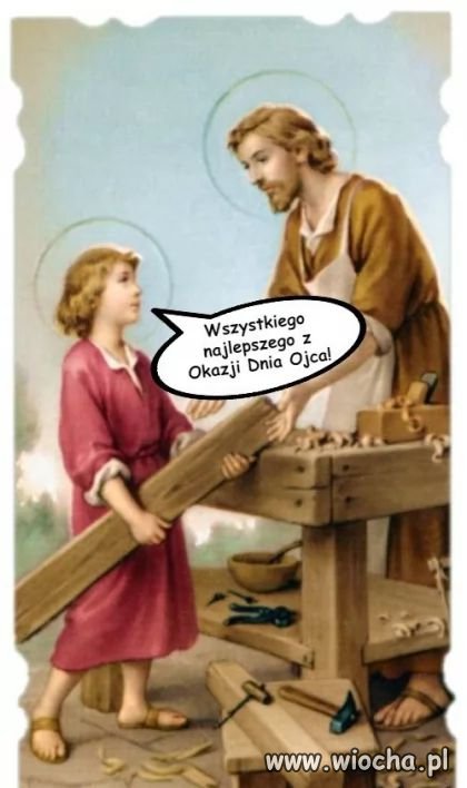 Przybrany, ale ojciec.
