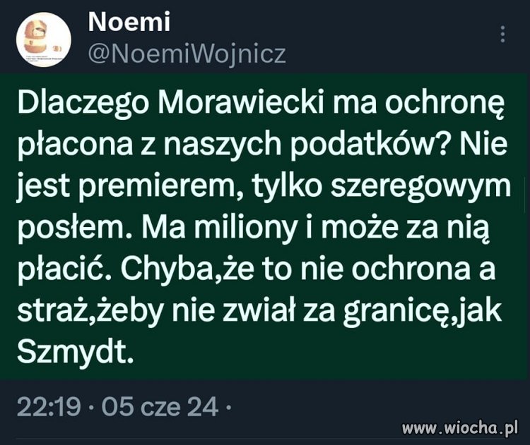 Chronią go, czy pilnują, żeby nie uciekł ?