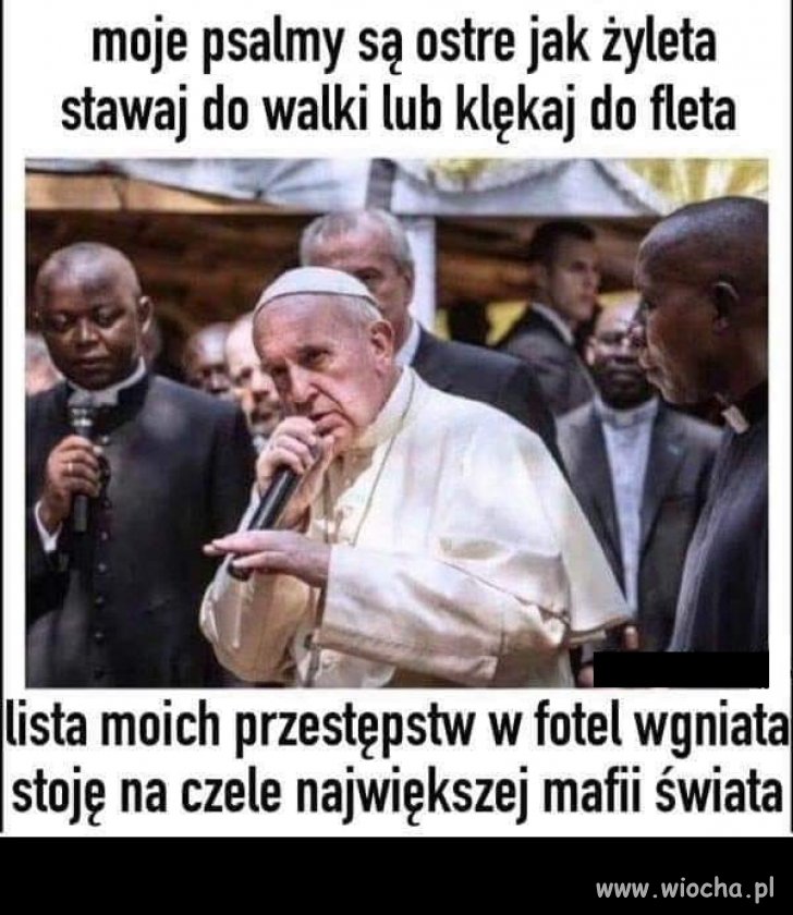 The Pope rap. Na topie watykańskiej listy ... 