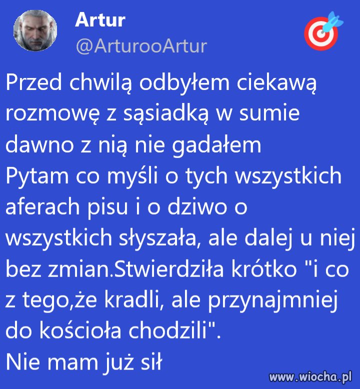 Czyli wg betonu kraść można, byle pod krzyżem