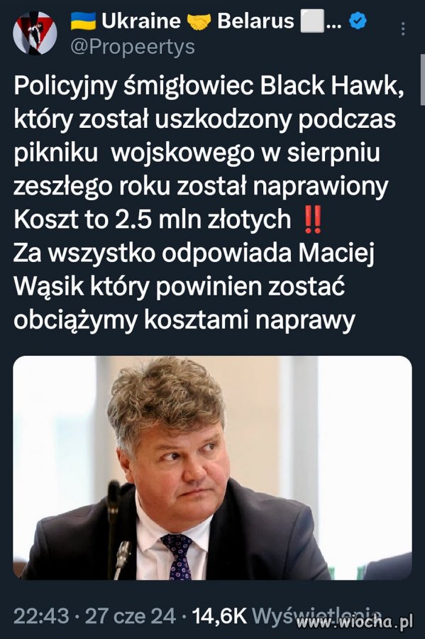 Ciekawe, czy zdążył nakraść tyle, że starczy na...