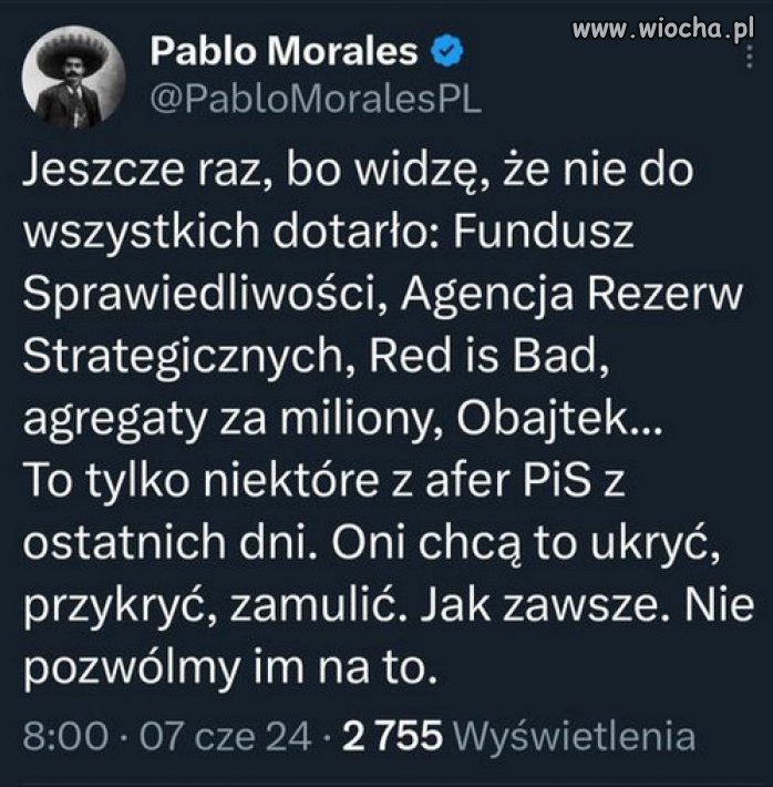To standardowe działanie tej pisowskiej grupy przestępczej. 
