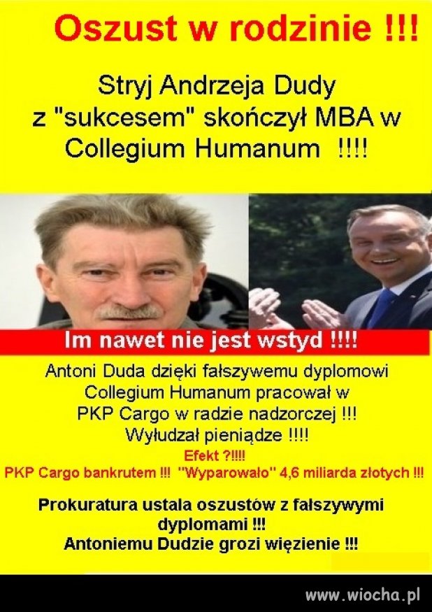 Nie pierwszy i nie ostatni w tej rodzinie ...