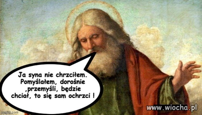 Jedynie scyzorykiem, jak miał 8 dni.