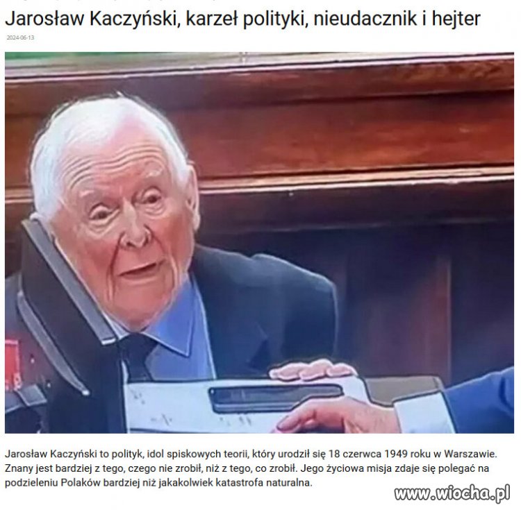 Lista jego przewinień jest długa i wciąż rośnie…