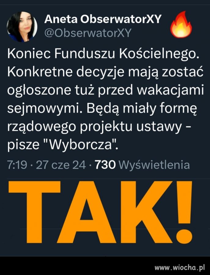 Wreszcie jakaś dobra wiadomość ! 