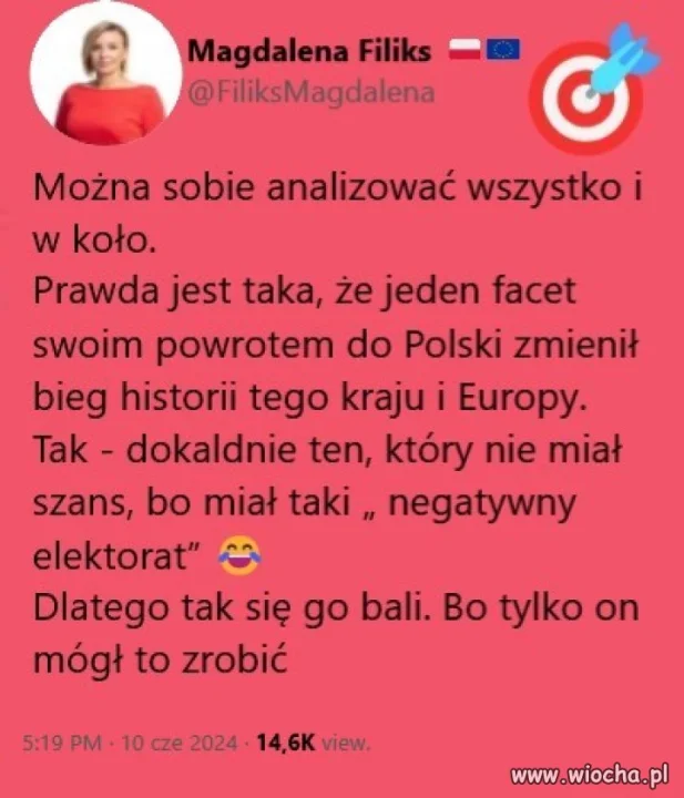 Można powiedzieć że zmienił bieg historii. 