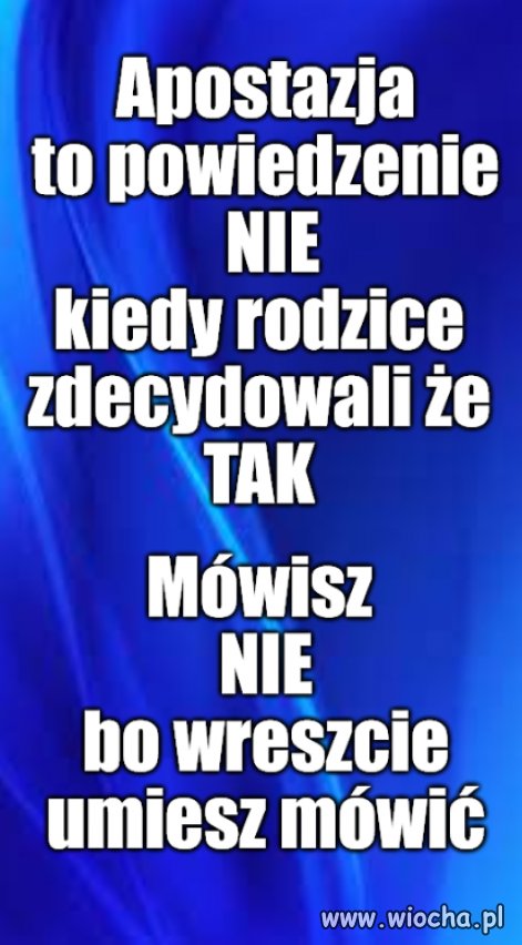 Kaprawym okiem ateisty patrząc ...