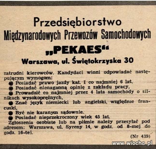 Kiedyś to była prestiżowa praca