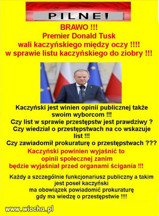 Przez 8 lat nic się nie działo, bez decyzji Kaczyńskiego!