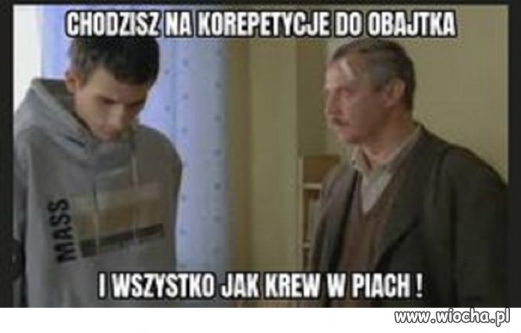 Ta, krew od razu