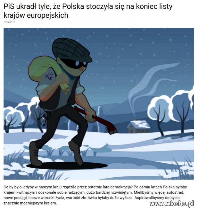 "Sukces" 8 lat rządów złodziei i oszustów PiSu!