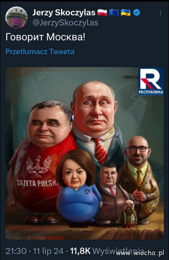 Tuba propagandowa Mafii Kaczyńskiego! Głos Putina