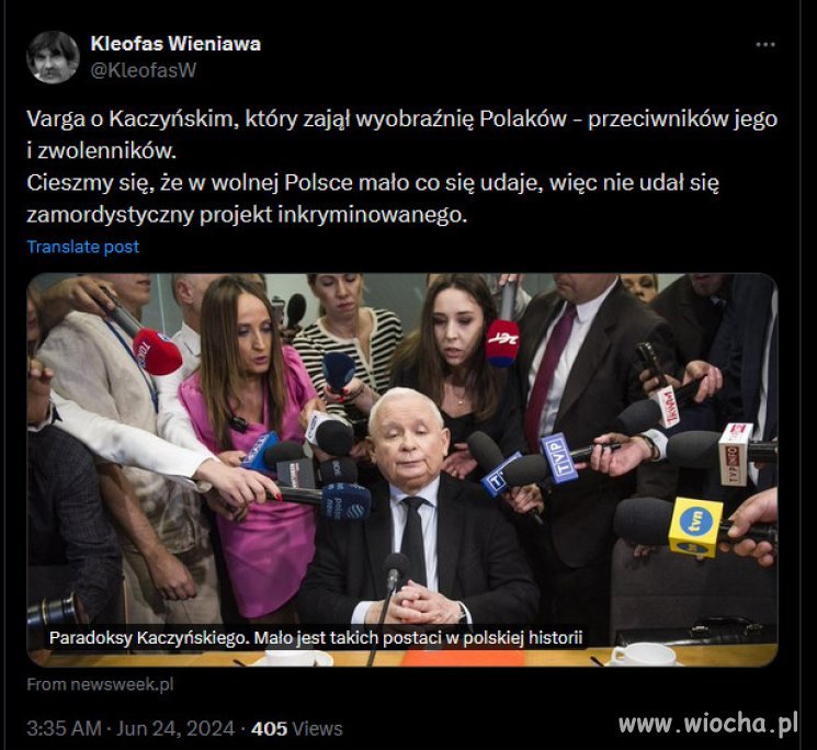 Jarozbaw Kaczynski ksywa "demokrata"...