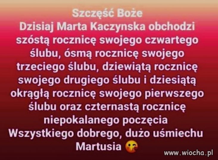 Wzorowa przedstawicielka polskiego katolicyzmu.