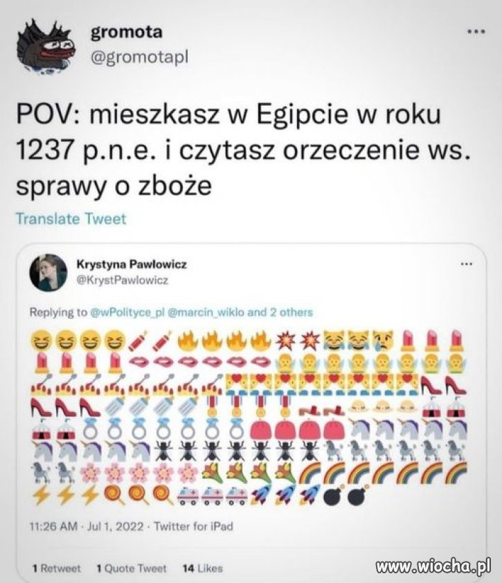 Nasz Krysia kochana, ciągle w formie ...