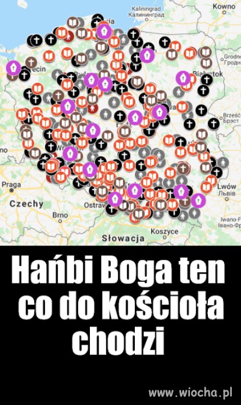 Mapa kościelnej pedofilii i przemocy seksualnej 