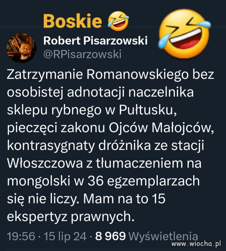 No jakżeż oni mogli nie dochować wszystkich ...