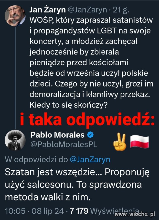 Oczami wyobraźni widzę Żaryna, biegającego z salcesonem 