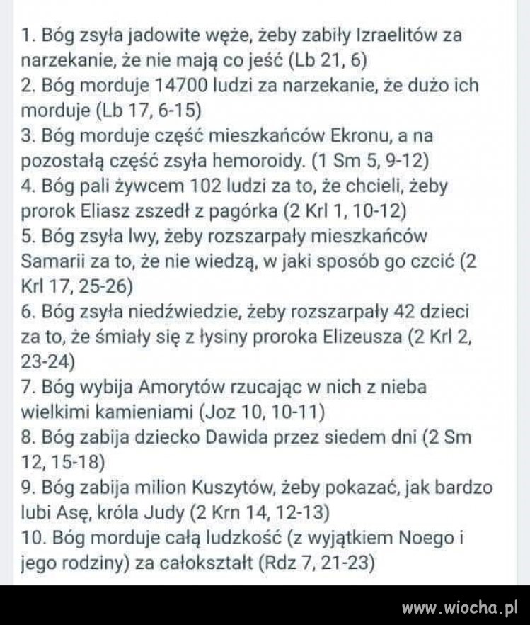 No ale Twój bóg cię kocha !