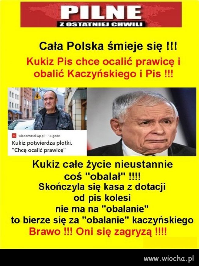 Kukiz całe swoje życie obalał flaszki. I teraz też ...