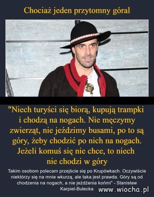 Panie a na Giewont kiedy drogę zrobicie?