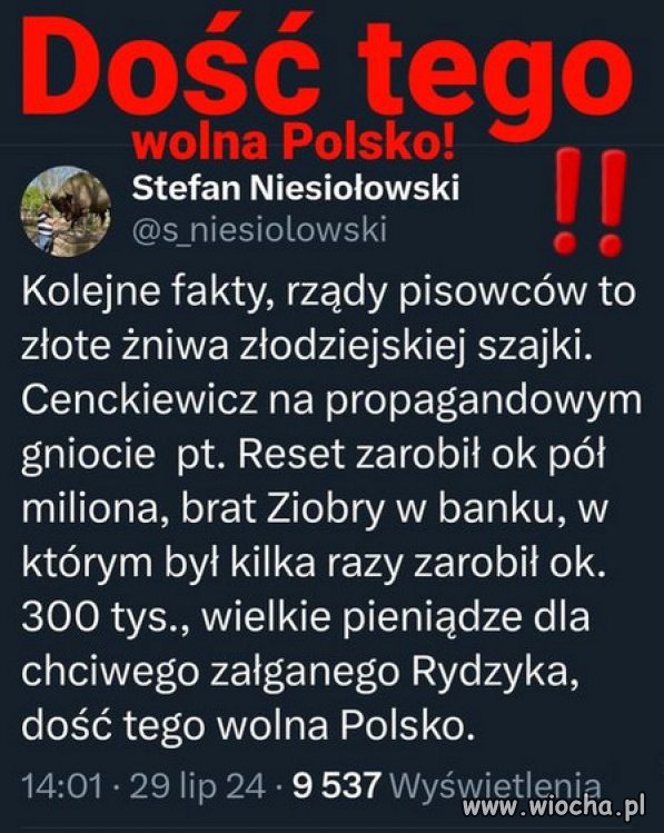 Tak jest !, czwórkami do ciupy zagonić PiS-dowską hołotę !