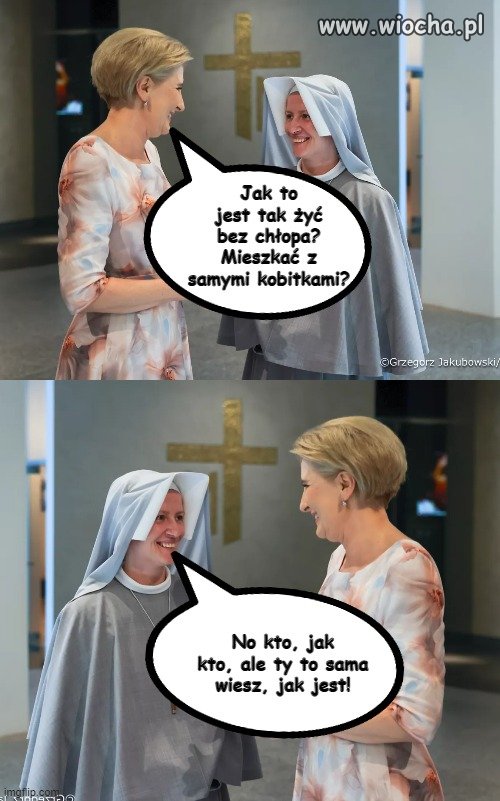 Pani Agatka jak zakonnica,